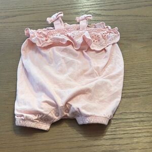 Charming Pink Ruffle Diaper Cover